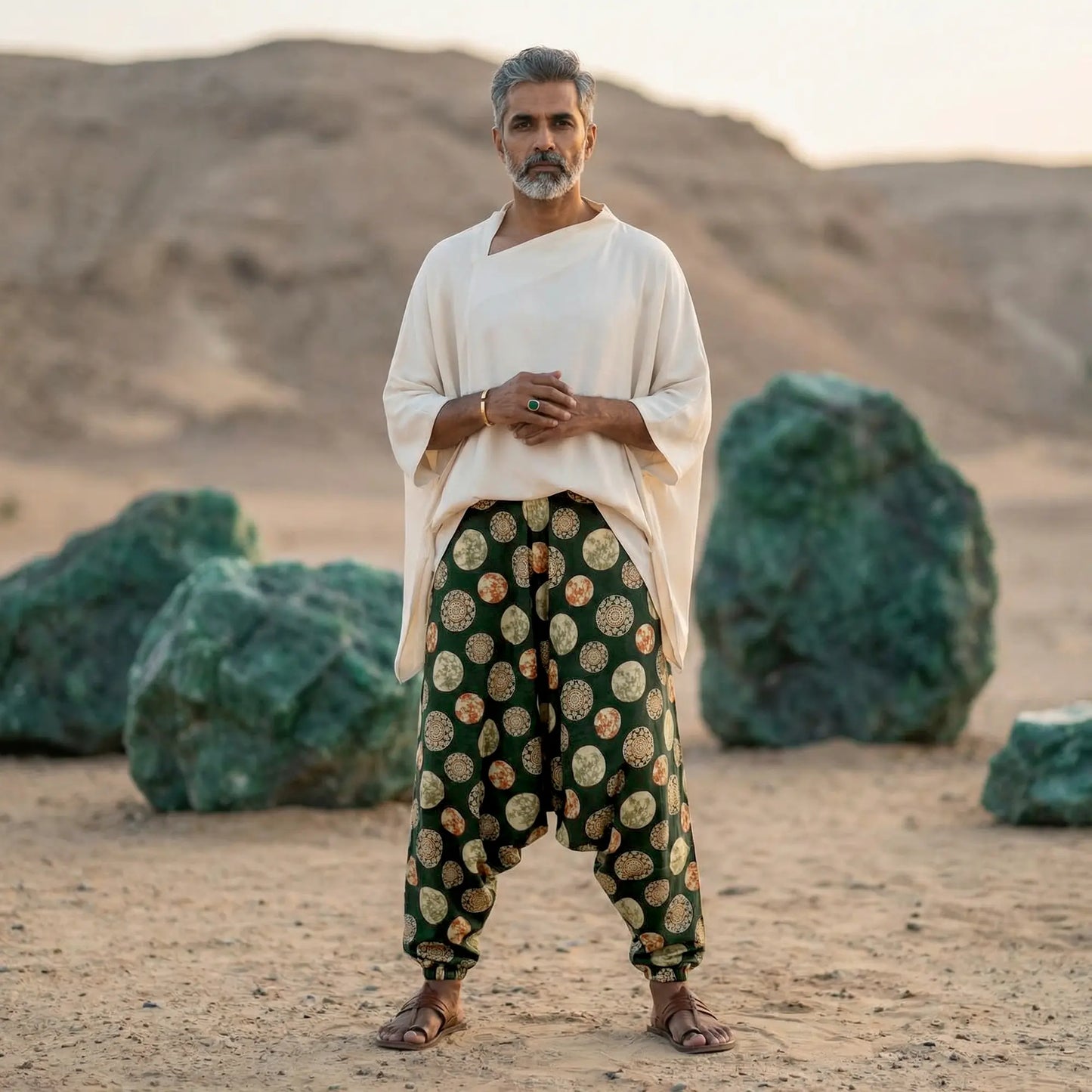 Emerald Moon | Unisex Harem Pant