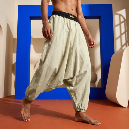 Rich Cream | Unisex Harem Pant