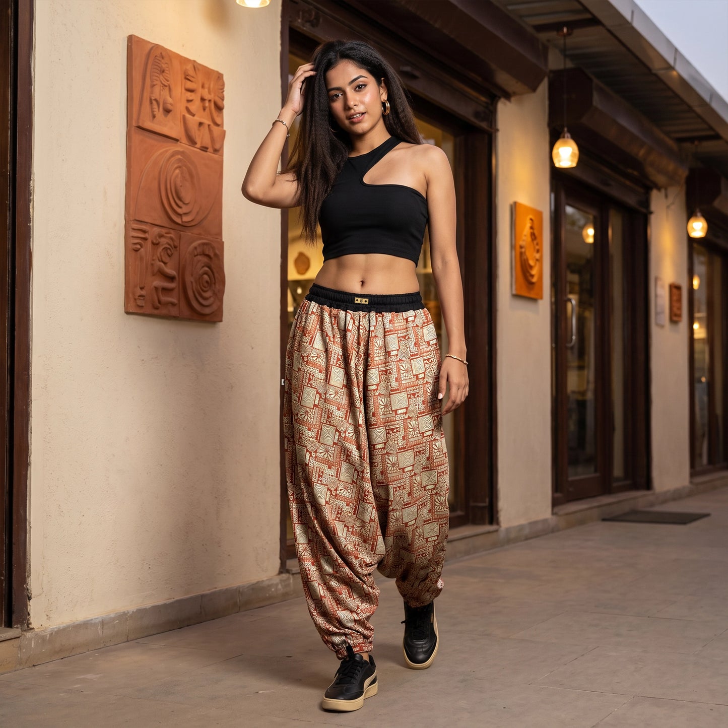 Masala Saffron | Unisex Harem Pant