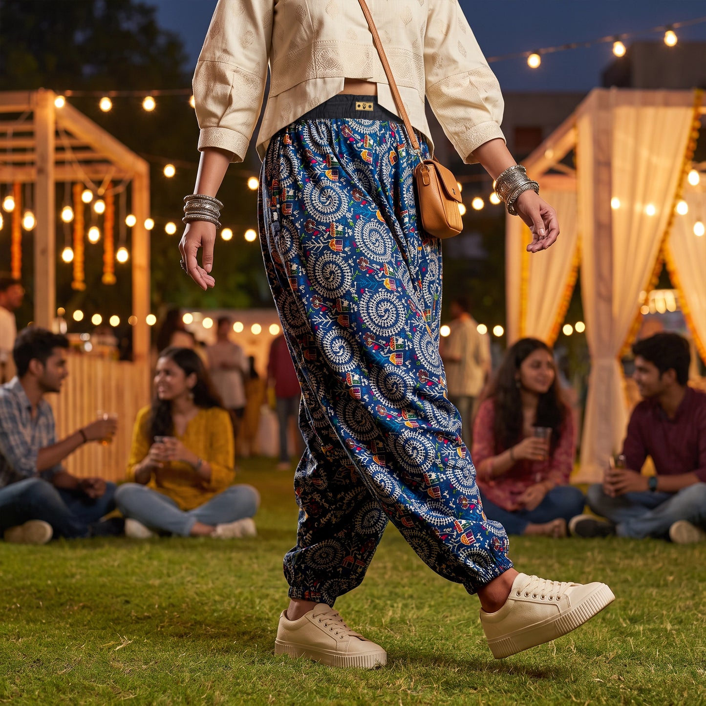 Warli Taal | Unisex Harem Pant