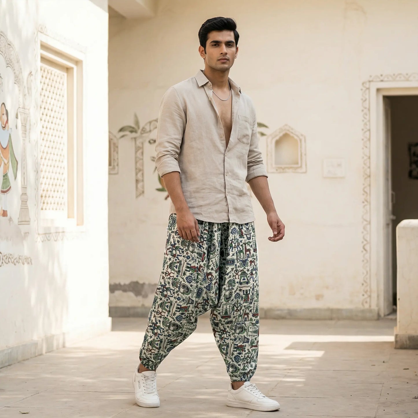 Folk Canvas | Unisex Harem Pant