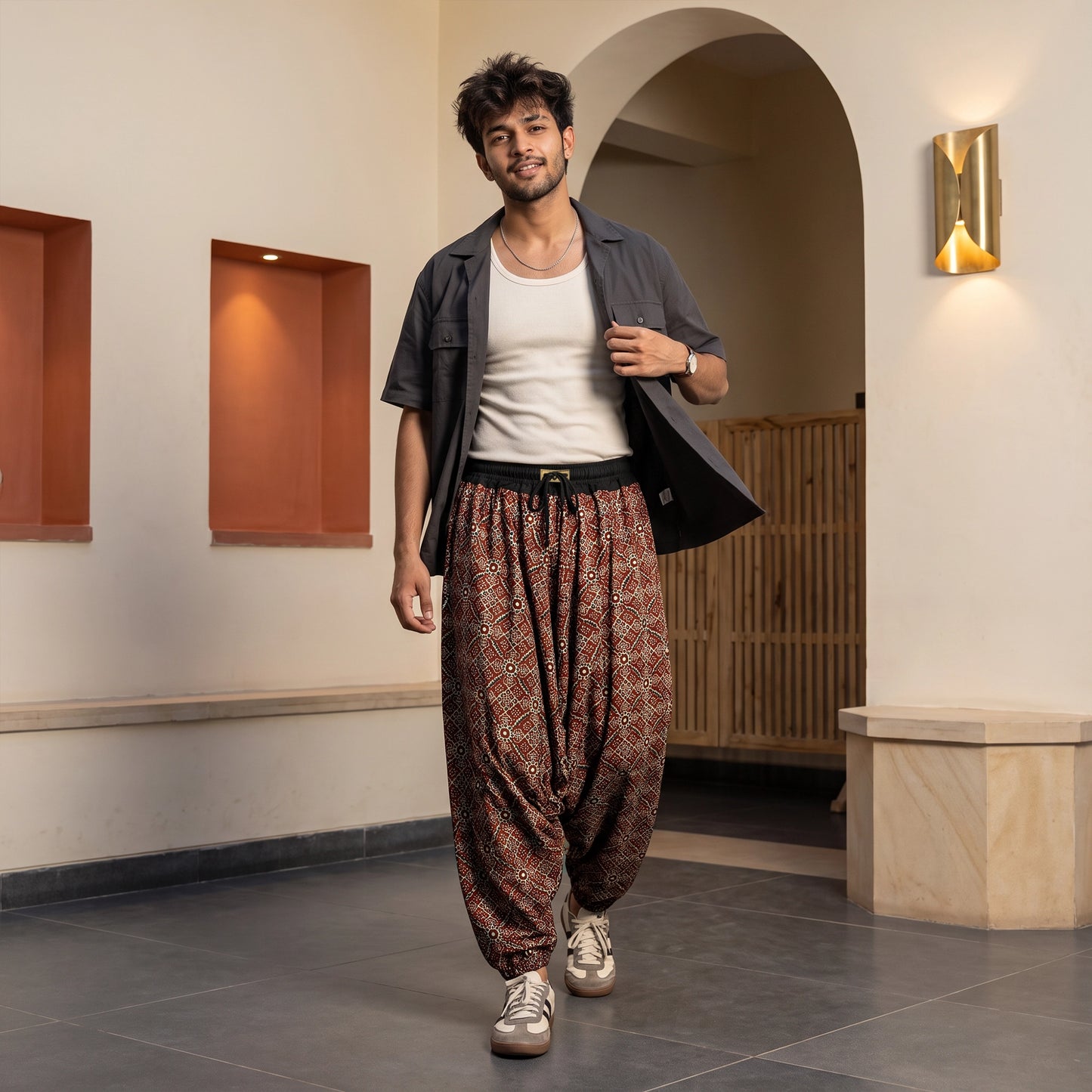 Masala Brown | Unisex Harem Pant