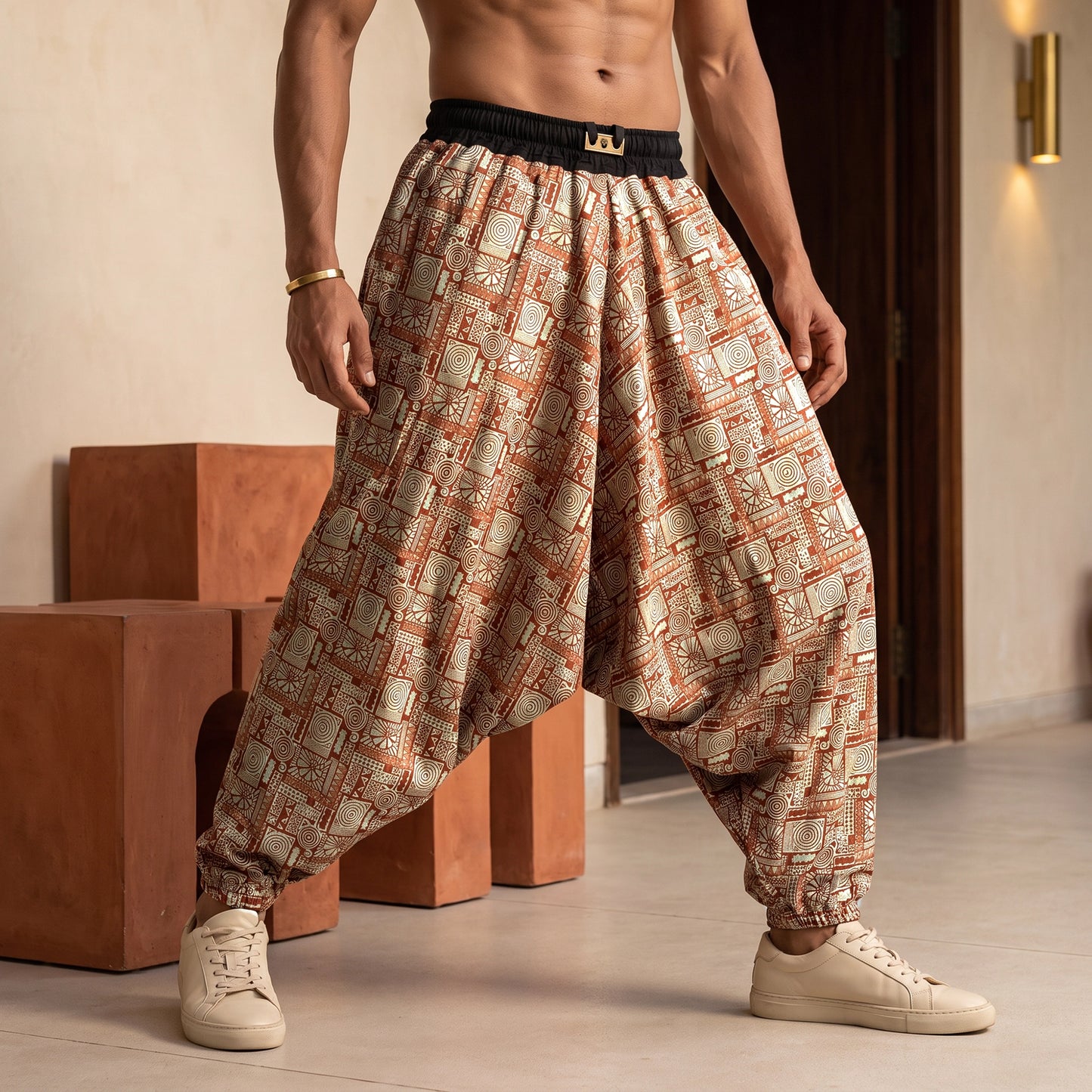 Masala Saffron | Unisex Harem Pant