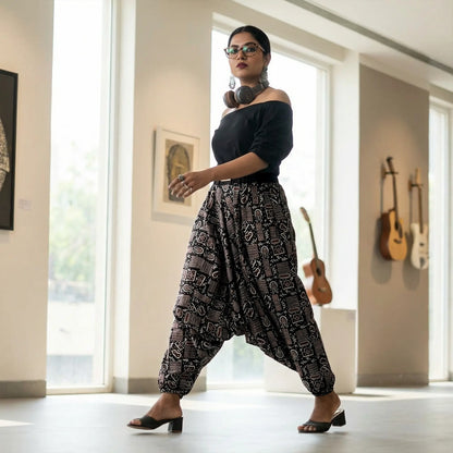 Black Beat | Unisex Harem Pant