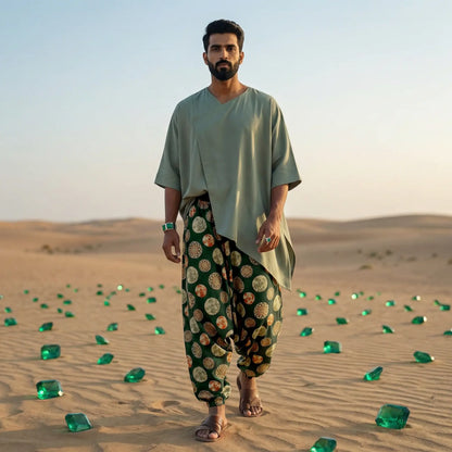 Emerald Moon | Unisex Harem Pant