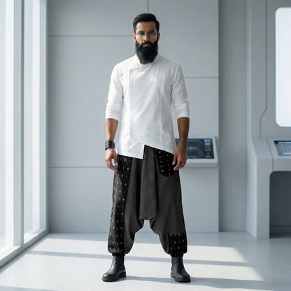 Noir DopeSplit | Unisex Harem Pant