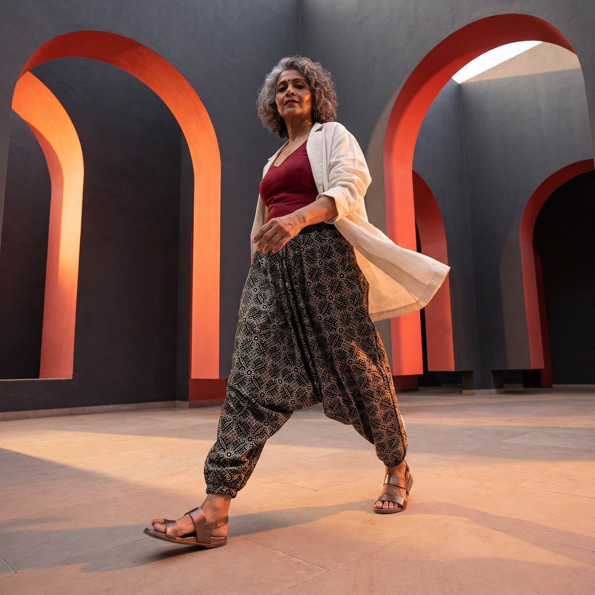 Dandiya Dusk | Unisex Harem Pant