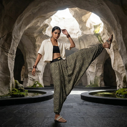 Cave Script | Unisex Harem Pant
