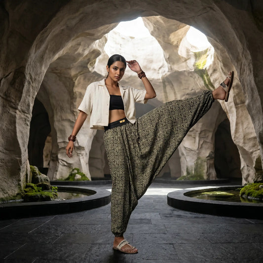 Cave Script | Unisex Harem Pant