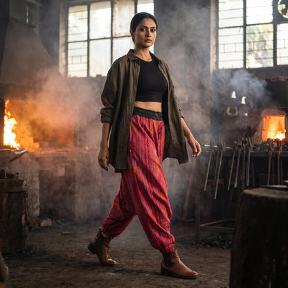 Woven Fire | Unisex Harem Pant