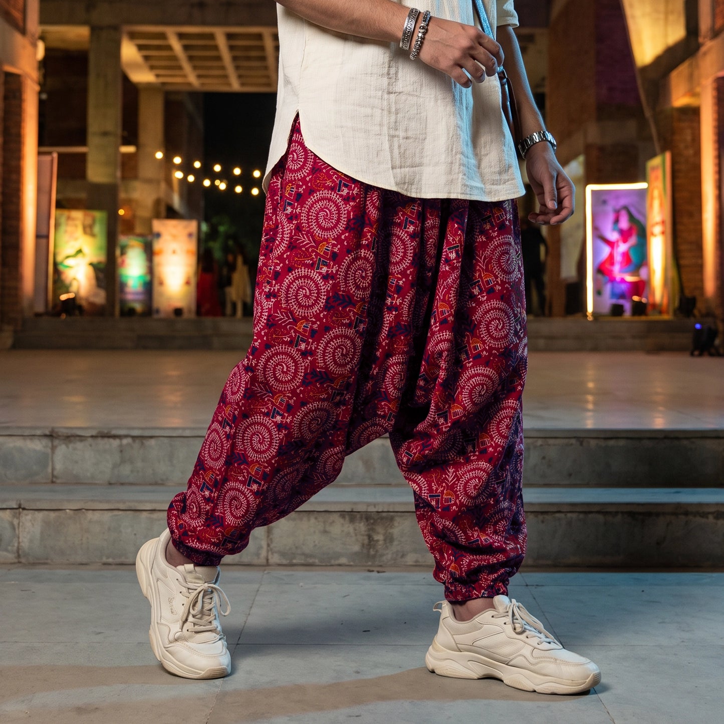 Warli Raas | Unisex Harem Pant