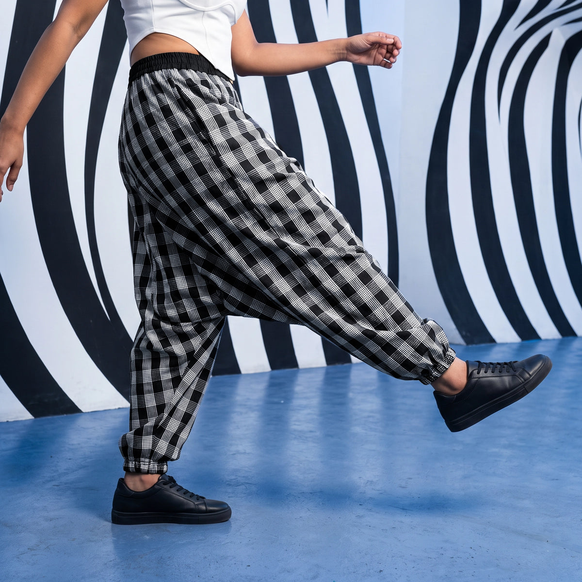 Grid Matrix | Unisex Harem Pant