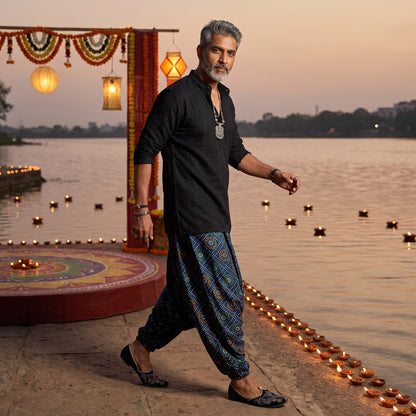Indigo Bandhani | Unisex Harem Pant