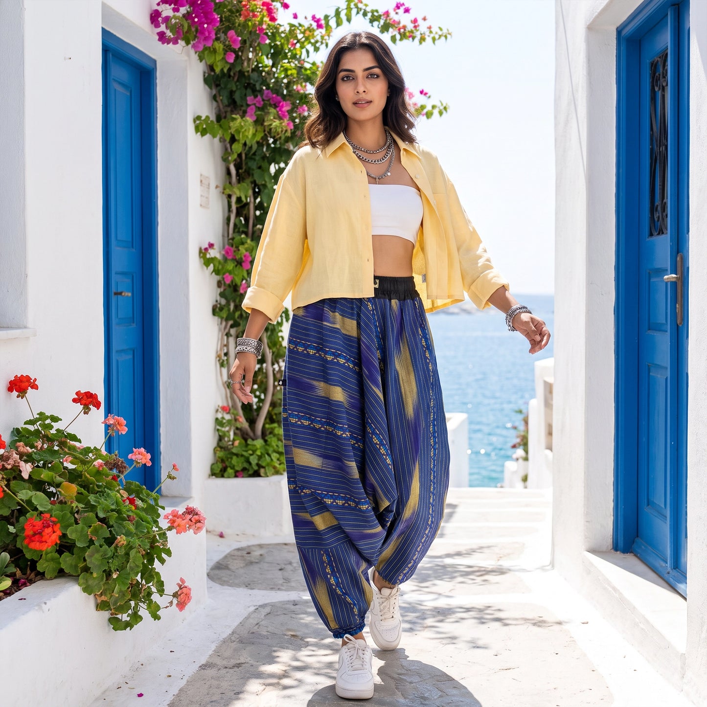 Sapphire Blue | Unisex Harem Pant