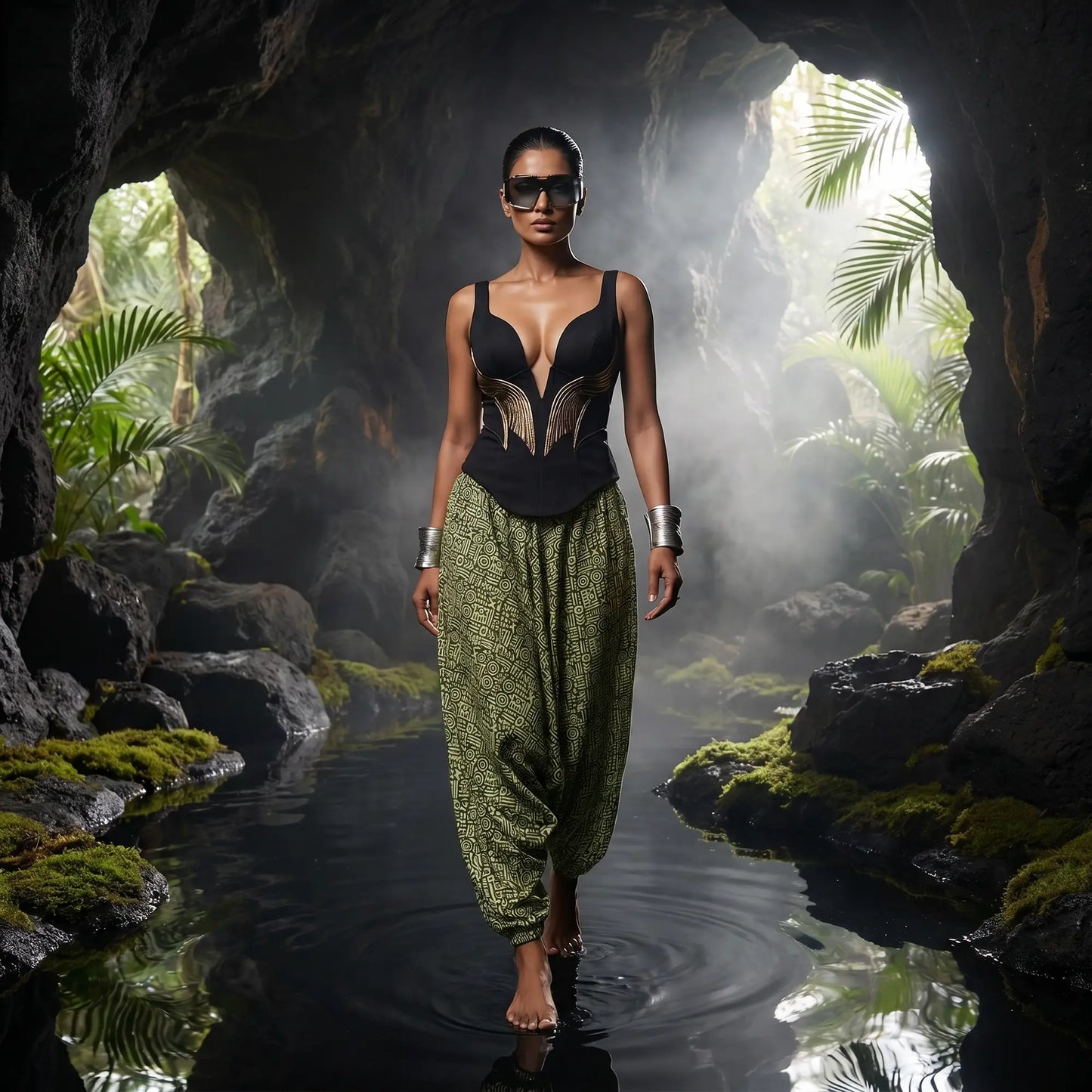 Moss Cave | Unisex Harem Pant