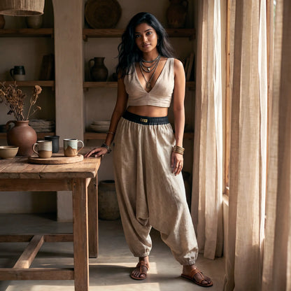 Drift Khadi | Unisex Harem Pant