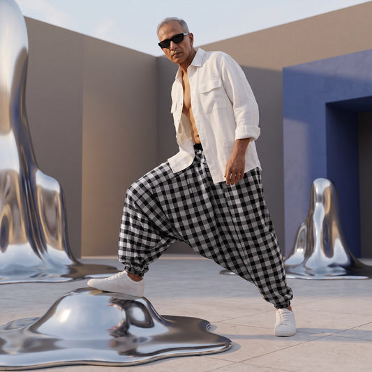 Grid Matrix | Unisex Harem Pant