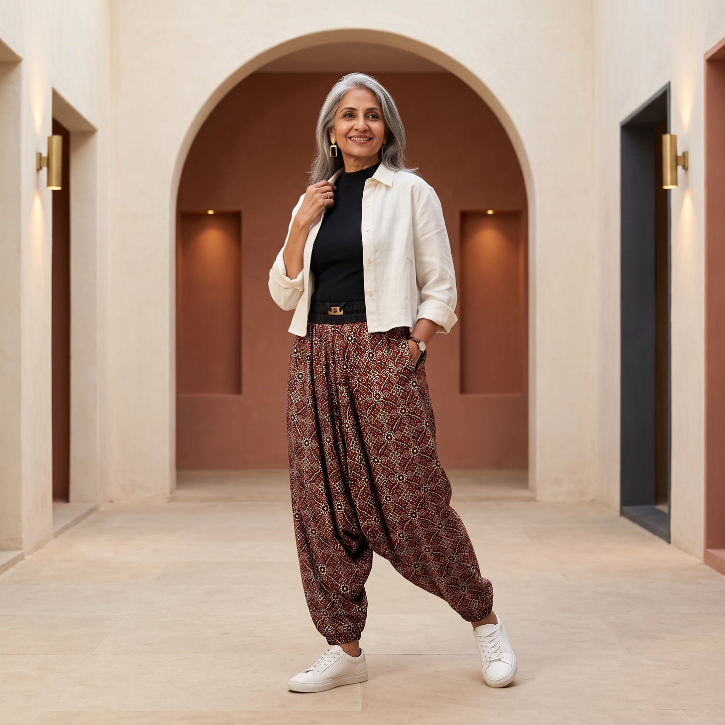 Masala Brown | Unisex Harem Pant