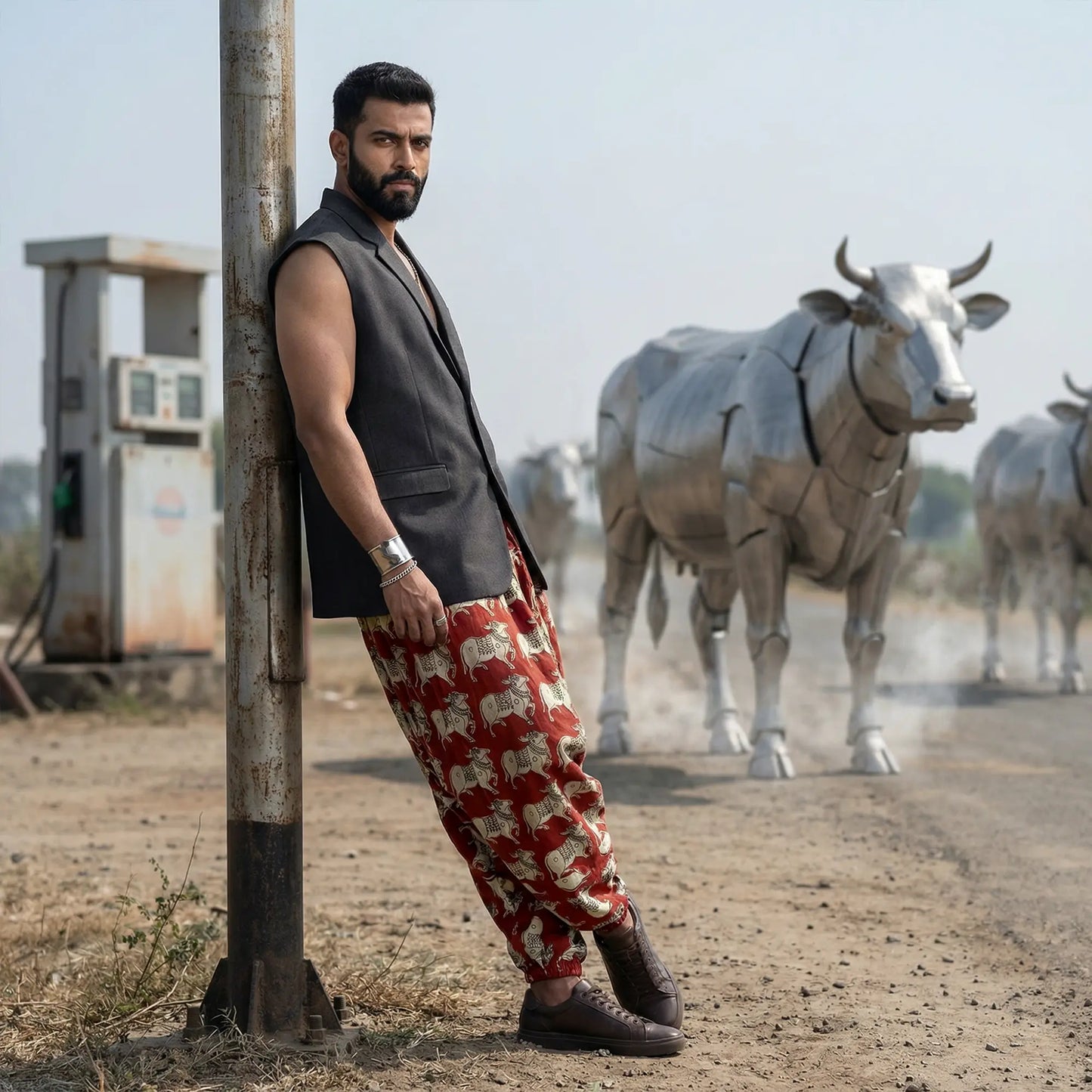 Redrum Cow | Unisex Harem Pant