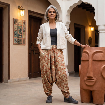 Masala Saffron | Unisex Harem Pant