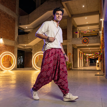 Warli Raas | Unisex Harem Pant