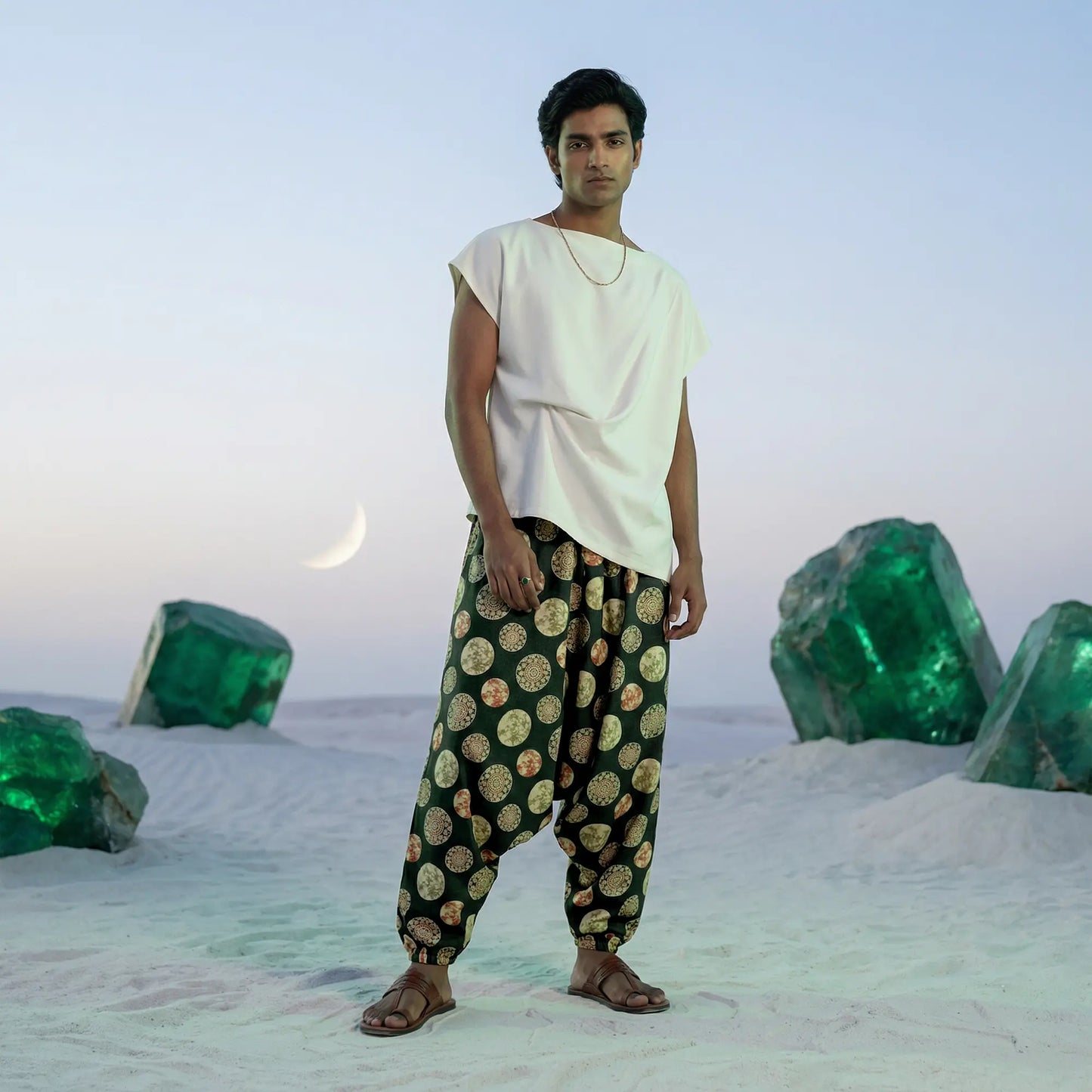 Emerald Moon | Unisex Harem Pant