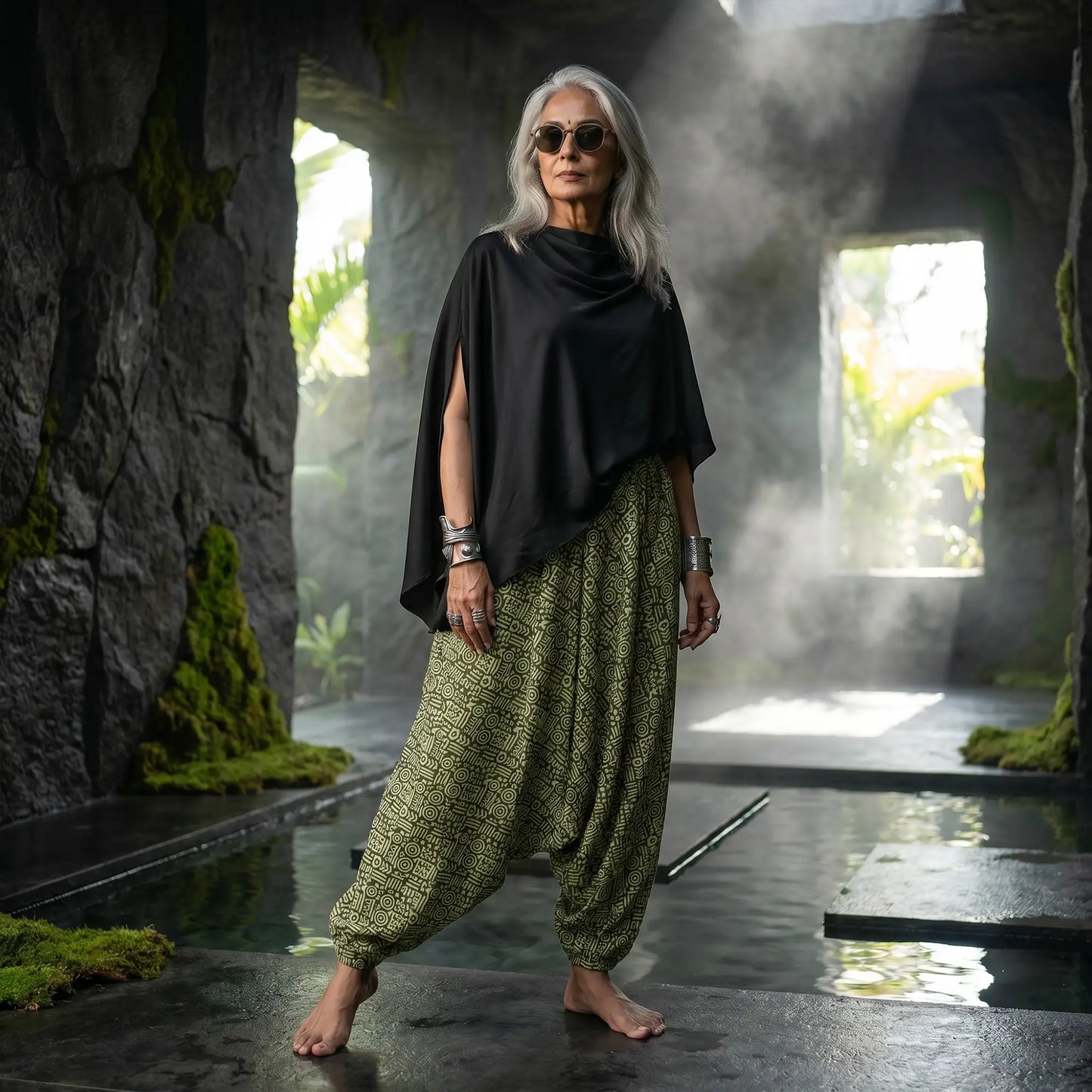 Moss Cave | Unisex Harem Pant