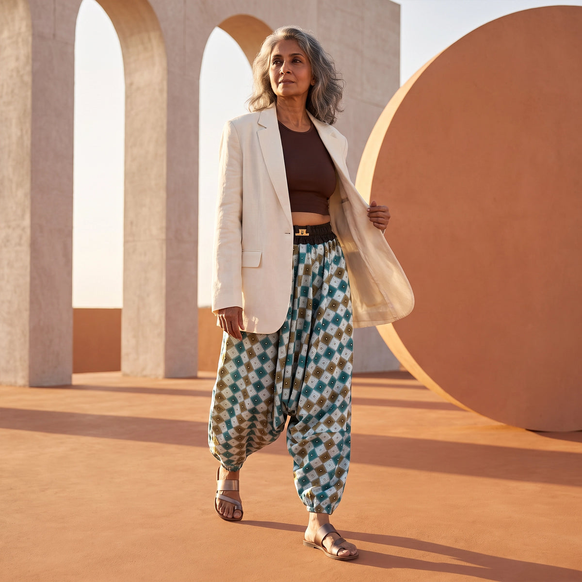 Krazy Peacock | Unisex Harem Pant