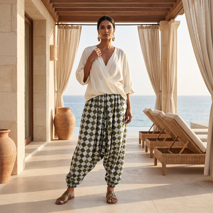 Olive Oops  | Unisex Harem Pant