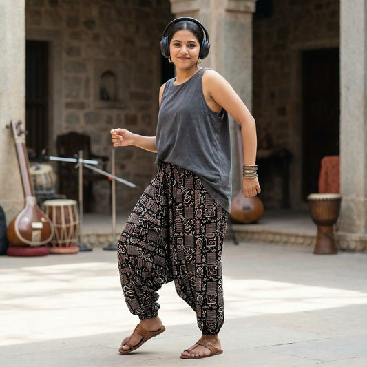 Black Beat | Unisex Harem Pant