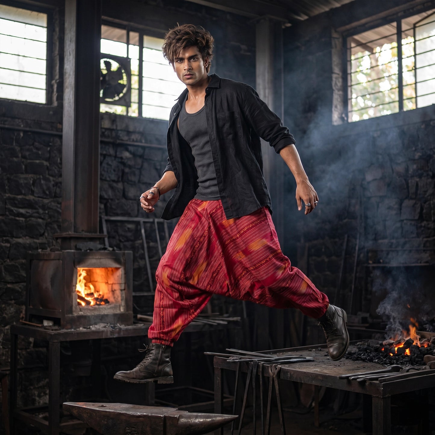 Woven Fire | Unisex Harem Pant