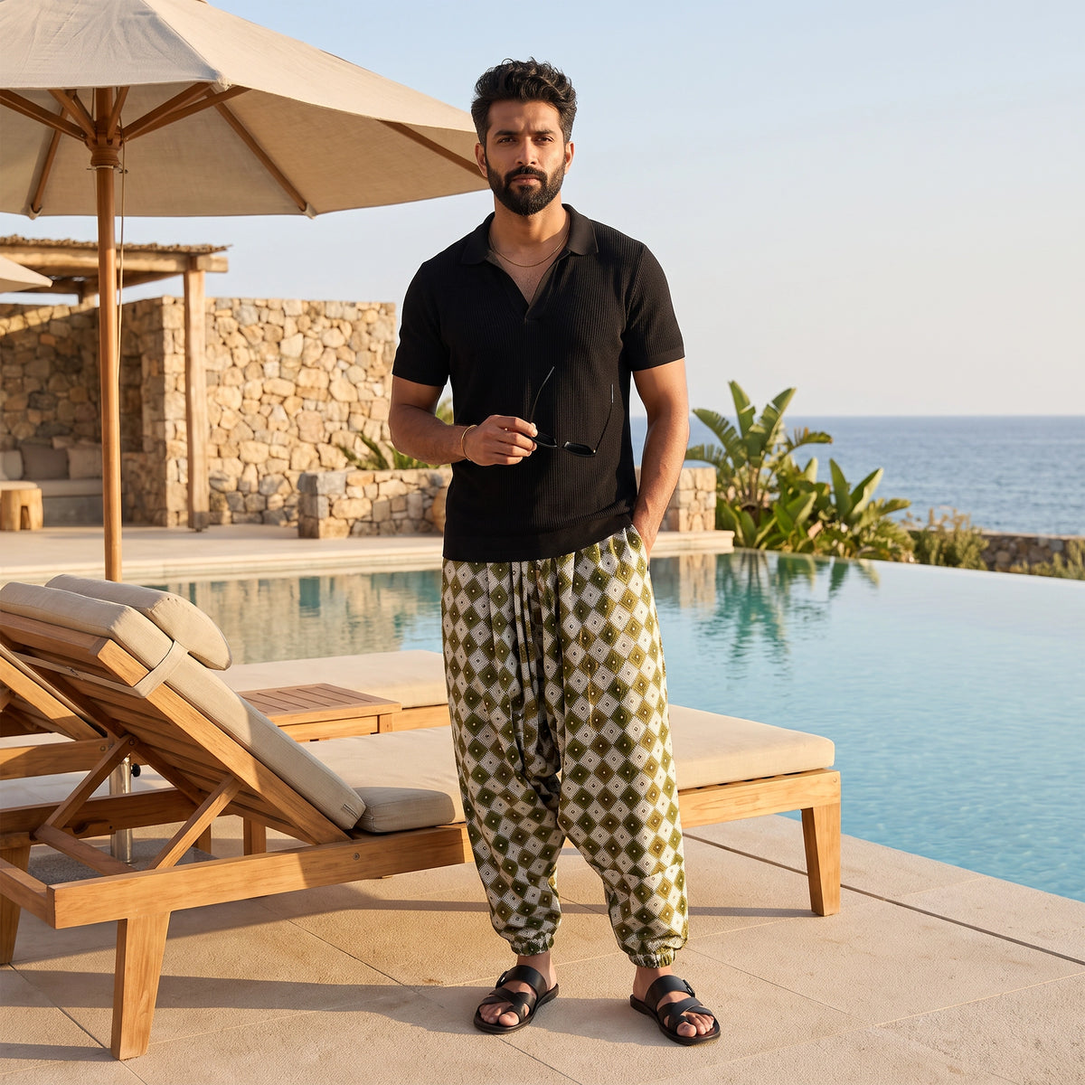 Olive Oops  | Unisex Harem Pant