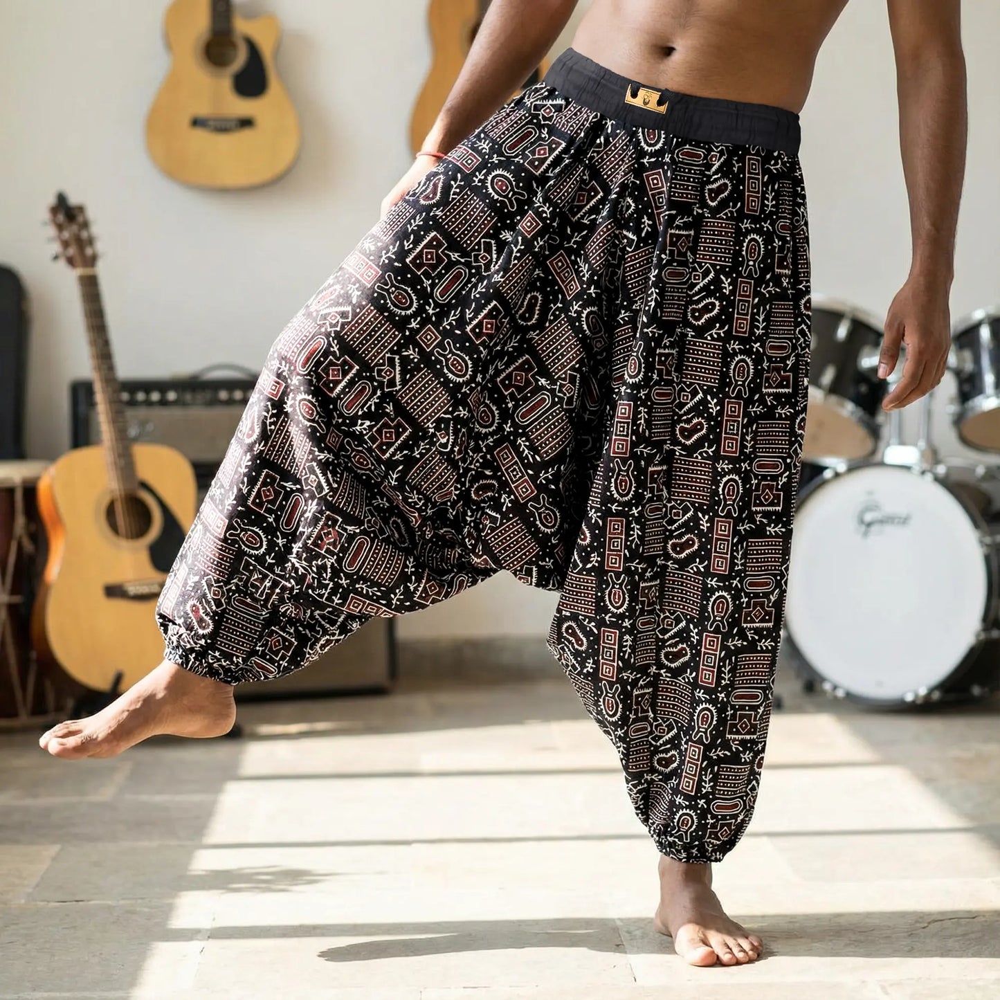 Black Beat | Unisex Harem Pant