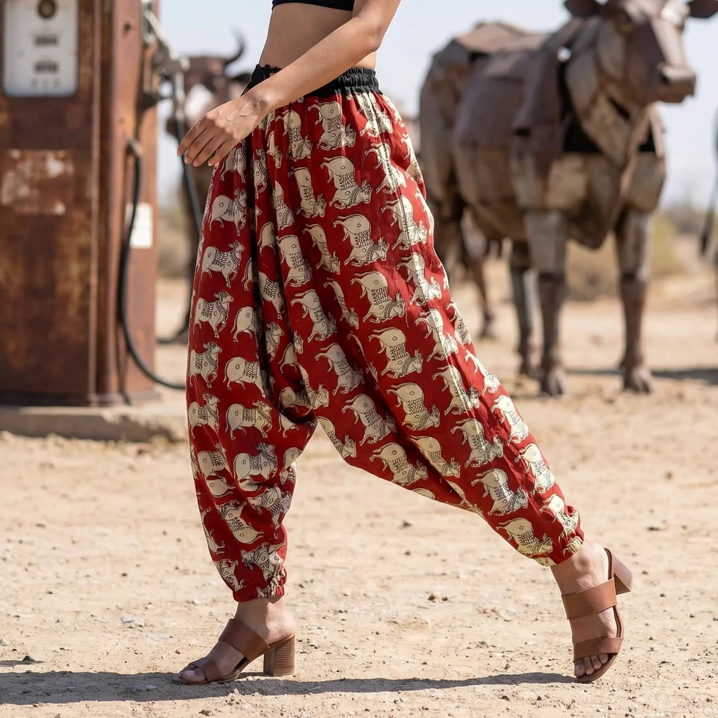 Redrum Cow | Unisex Harem Pant