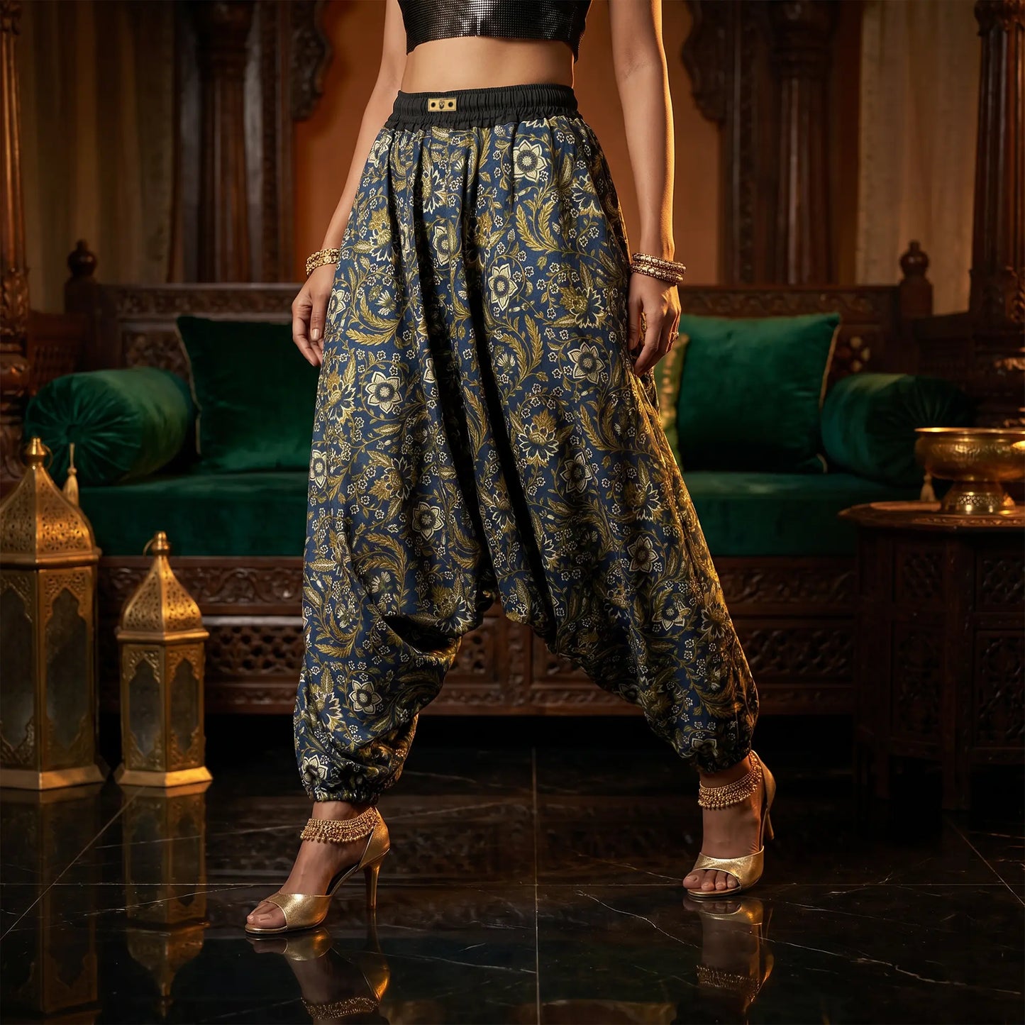 Midnight Mehfil | Unisex Harem Pant