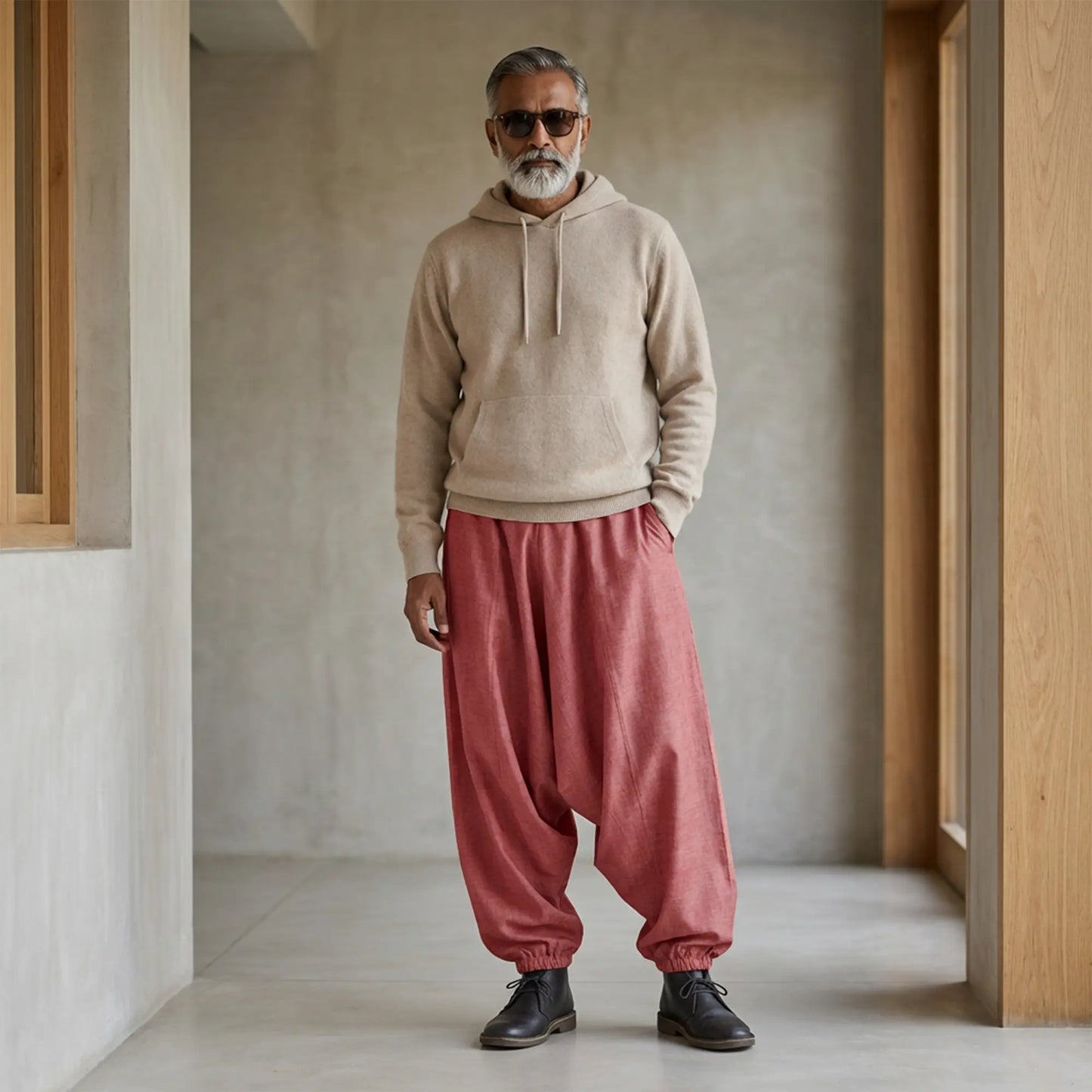 Dual Veil | Unisex Harem Pant