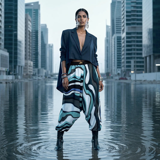 Aqua Drift | Unisex Harem Pant