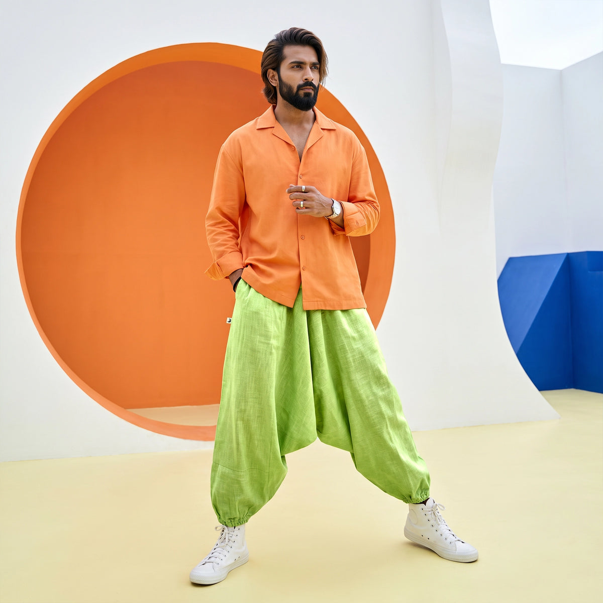 Neon Grove | Unisex Harem Pant