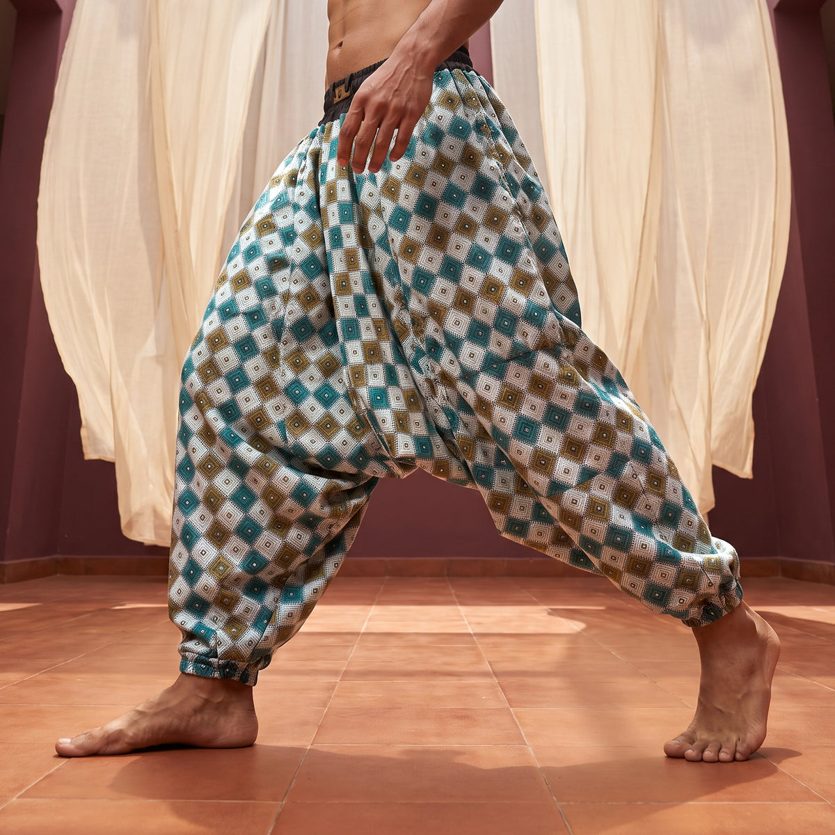 Krazy Peacock | Unisex Harem Pant