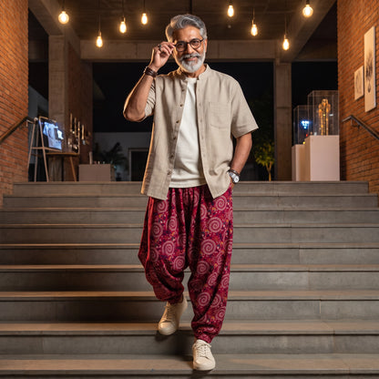 Warli Raas | Unisex Harem Pant