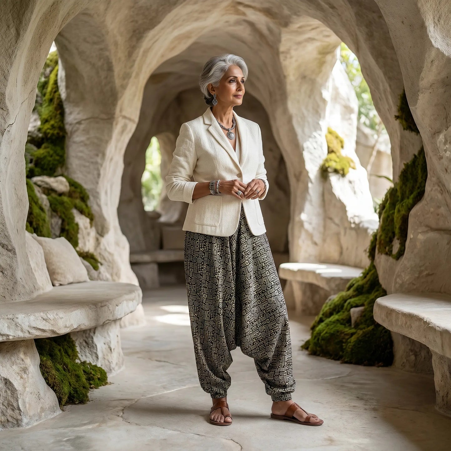 Cave Script | Unisex Harem Pant