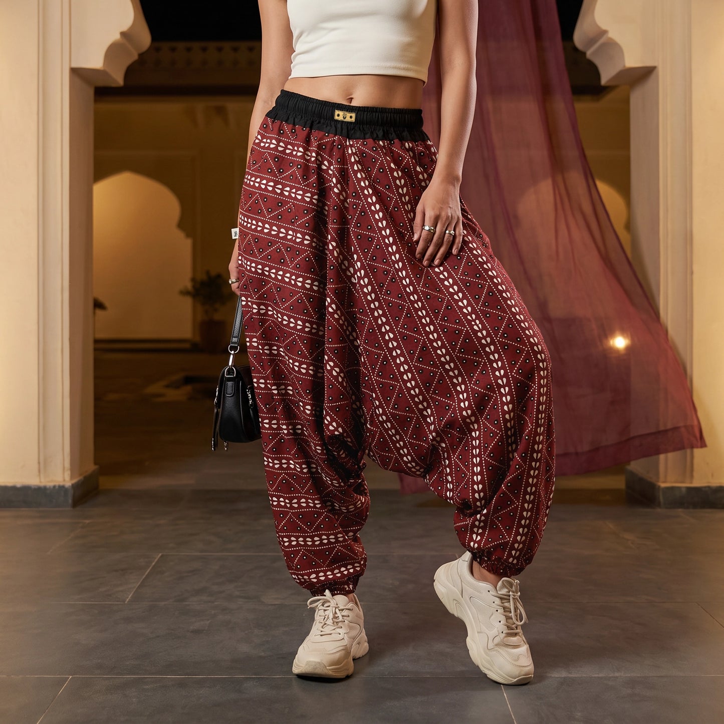 Lal Ratri | Unisex Harem Pant