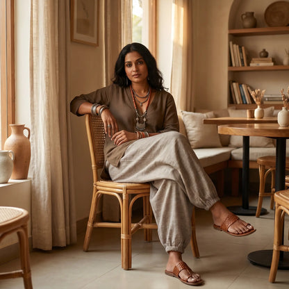 Drift Khadi | Unisex Harem Pant