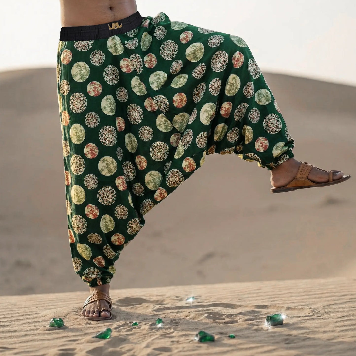 Emerald Moon | Unisex Harem Pant