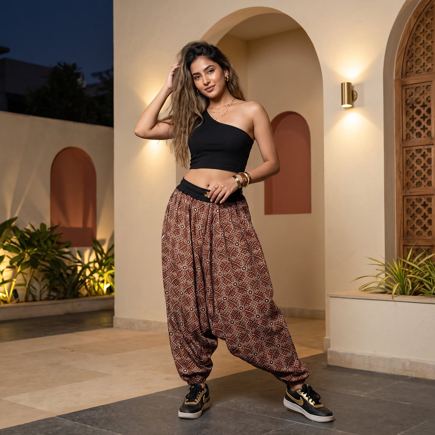 Masala Brown | Unisex Harem Pant