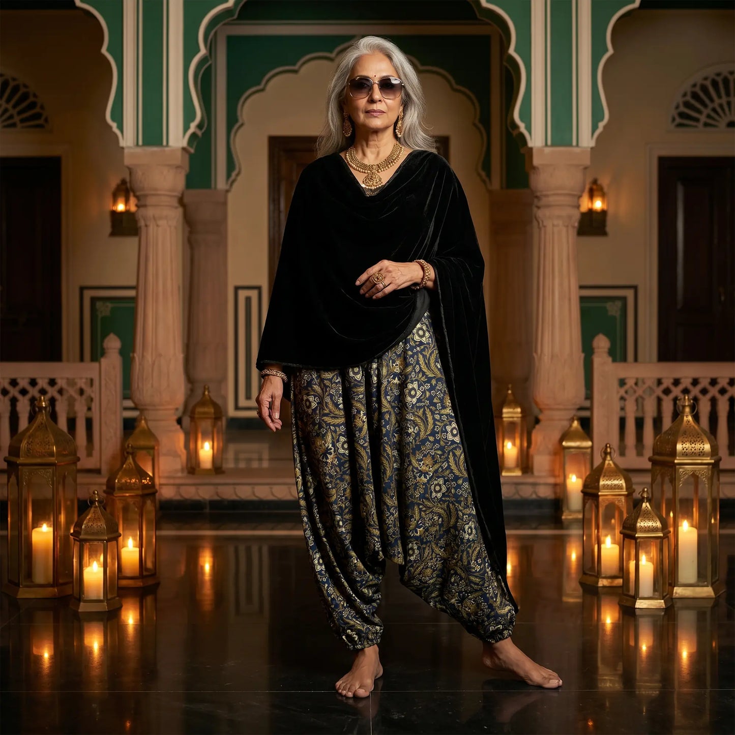 Midnight Mehfil | Unisex Harem Pant