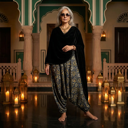 Midnight Mehfil | Unisex Harem Pant