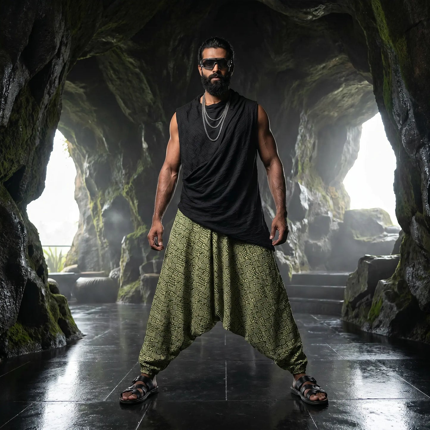 Moss Cave | Unisex Harem Pant