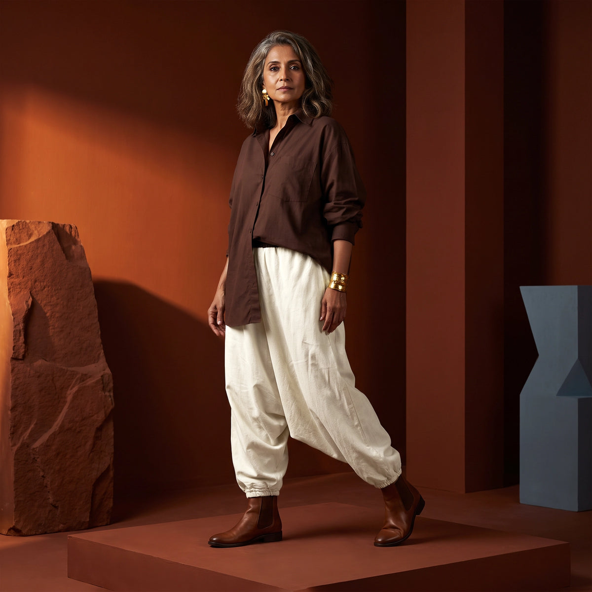 CreamStone | Unisex Harem Pant