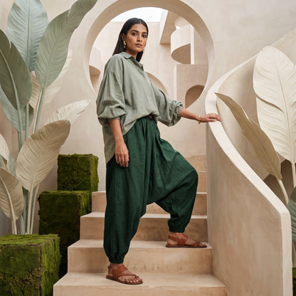 Forest Grain | Unisex Harem Pant